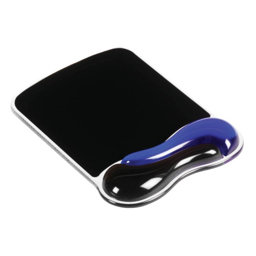 Kensington 62401 Duo Gel Mouse Pad Wave Blue and Smoke