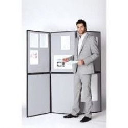 Bi-Office 6 Panel Showboard Exhibition System 900x600x110mm