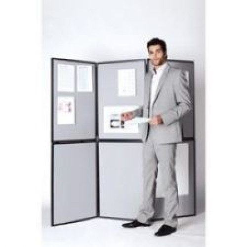 Bi-Office 6 Panel Showboard Exhibition System 900x600x110mm