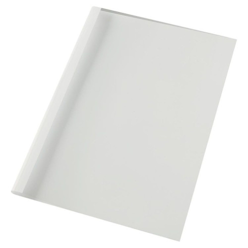 GBC IB370045 A4 Clear White Gloss Thermal Binding Cover 6mm Pack of 100