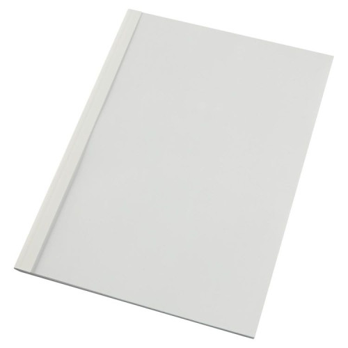 GBC IB370175 A4 White Gloss Thermal Binding Cover 12mm Pack of 100