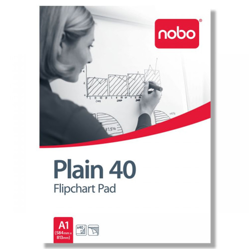 Nobo 34631165 40 Page Flipchart Pad - Pack of 5