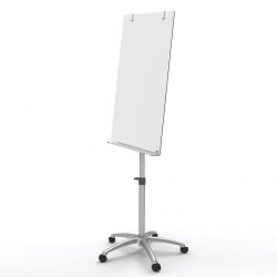 Nobo 1903949 Diamond Glass Mobile Magnetic Flipchart Easel