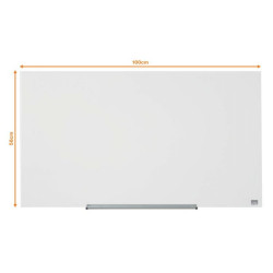 Nobo 1905176 Impression Pro Glass Magnetic Whiteboard 1000x560mm