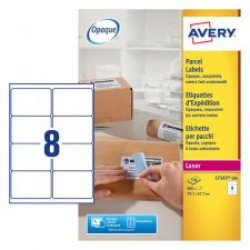 Avery L7165-100 Parcel Labels 100 sheets - 8 Labels per Sheet