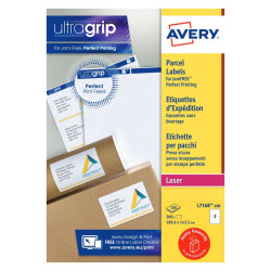 Avery L7168-100 Parcel Labels 100 sheets - 2 Labels per Sheet