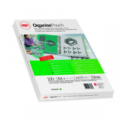 GBC 3747515 Organise Laminating Pouches 2x75 Micron Gloss A4 Pack of 25