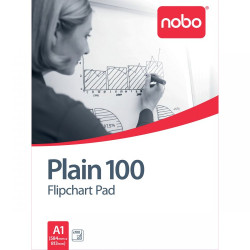 Nobo 34633681 100 Page A1 Flipchart Pad Pack of 2