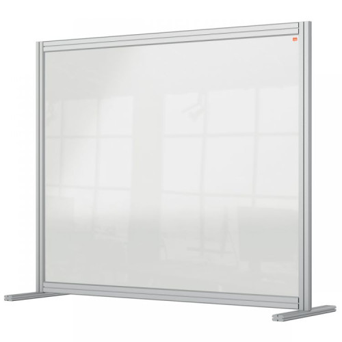 Nobo 1915491 Premium Plus Desk Divider 1200x1000mm Acrylic