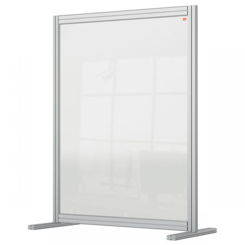 Nobo 1915492 Premium Plus Desk Divider 800x1000mm Acrylic