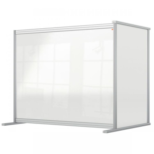Nobo 1915496 Premium Plus Desk Divider Extender 1200x1000mm Acrylic
