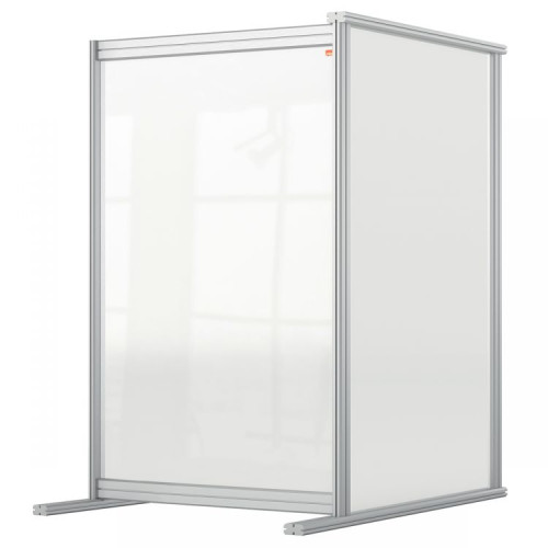 Nobo 1915498 Premium Plus Desk Divider Extender 600x1000mm Acrylic