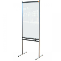 Nobo 1915558 Premium Plus Clear PVC Free Standing Protective Divider Screen 780x2060mm
