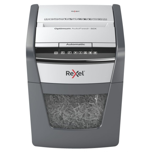 Rexel Optimum AutoFeed Plus 50X Cross Cut Shredder