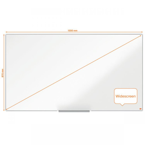 Nobo Impression Pro 1550x870mm Widescreen Nano Clean Magnetic Whiteboard