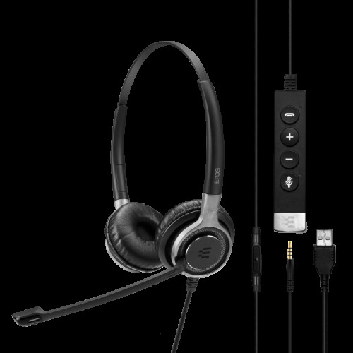 EPOS SC665 USB and 3.5mm Stereo Headset
