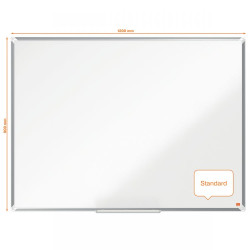 Nobo 1915168 Premium Plus Melamine Whiteboard 1200x900mm
