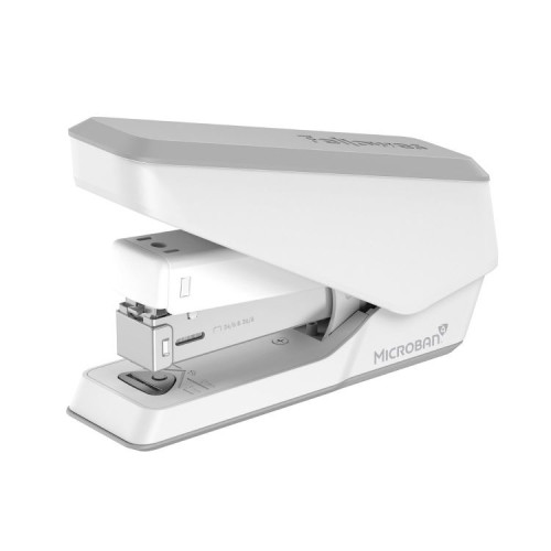 Fellowes LX840 25 Sheet Half Strip Easy Press Stapler - White
