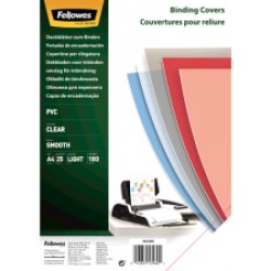Fellowes PVC Cover A4 180 micron Clear