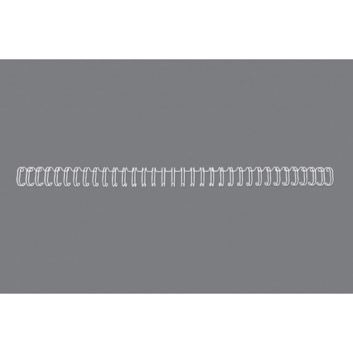 GBC RG810870 White 12.5mm A4 White Binding Wires Pack of 100