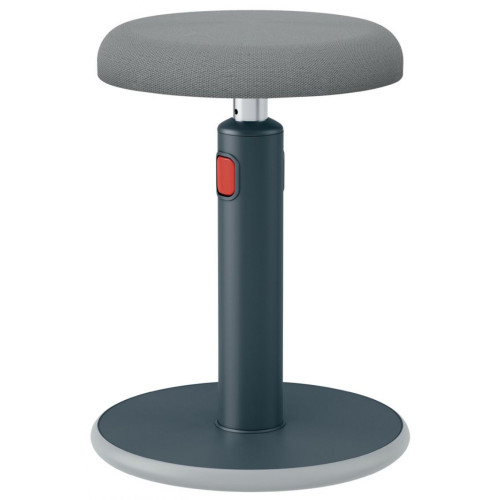 Leitz Ergo Cosy Sit Stand Stool Velvet Grey