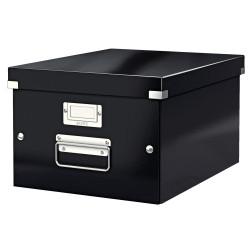 Leitz 60440095 Click and Store WOW Medium Storage Box Black