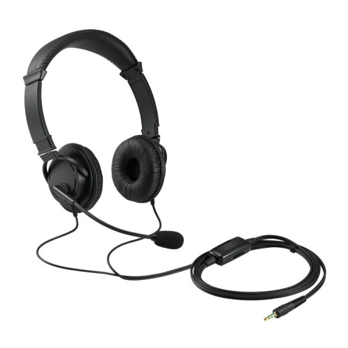 Kensington K33597WW 3.5mm jack Classic Stereo Headset with Mic and Volume Control