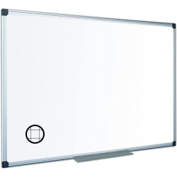Bi-Office Maya Gridded 1800x1200mm Aluminium Framed Whiteboard