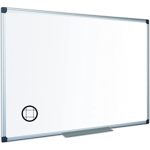Bi-Office Maya Gridded 1800x1200mm Aluminium Framed Whiteboard