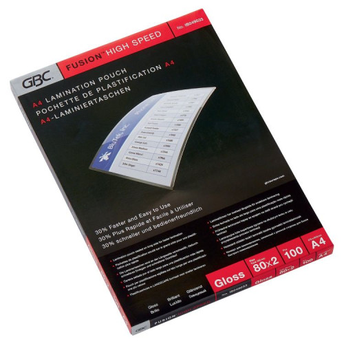 GBC IB049033 A4 HighSpeed Gloss Pouch 80 micron