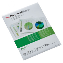 GBC 3740489 A4 Gloss Document Pouch 75 micron 25Pk
