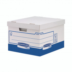Bankers Box Heavy-Duty Large Blue Box Pack of 10