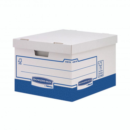 Bankers Box Heavy-Duty Large Blue Box Pack of 10