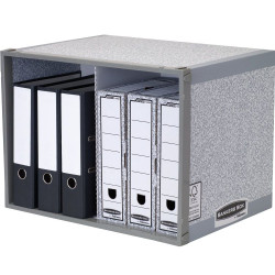 Bankers Box System Stax File Store - Grey Pack of 5