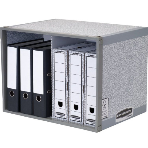 Bankers Box System Stax File Store - Grey Pack of 5