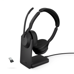 Jabra Evolve2 55 Link 380 USB-A MS Stereo Headset and Stand