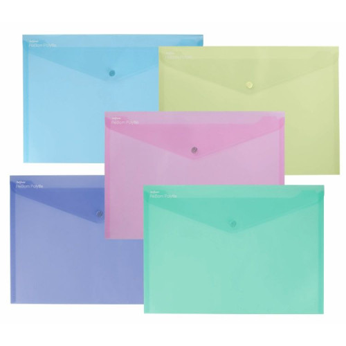 Snopake 15912 ReBorn Recycled A4 Polyfile Pack of 5