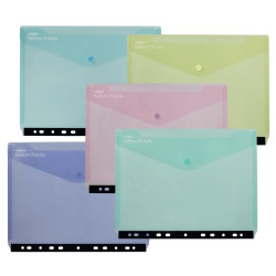 Snopake 15916 ReBorn Recycled RingBinder Wallet Polyfile Pack of 5