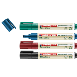 edding 22-4 S EcoLine permanent marker Pack of 4