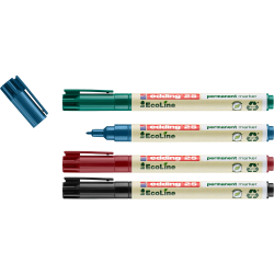 edding 25-4 S EcoLine permanent marker Pack of 4