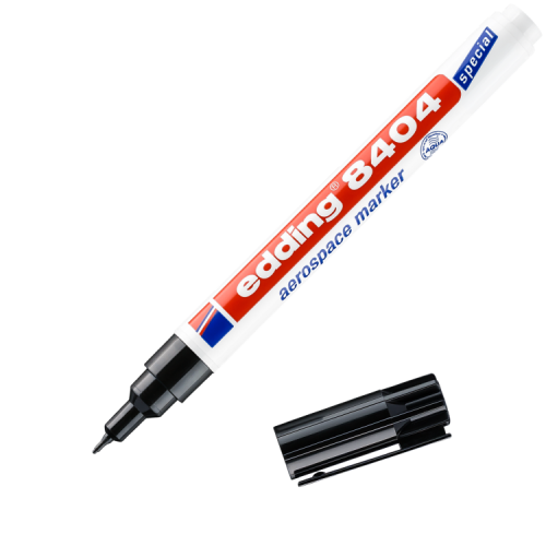 edding 8404 aerospace marker bullet black Box of 10