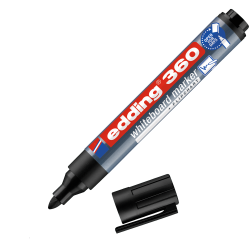 edding 360 whiteboard Black marker Box of 10