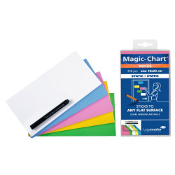 Legamaster Magic-Chart notes 10x20cm assorted Pack of 250 sheets