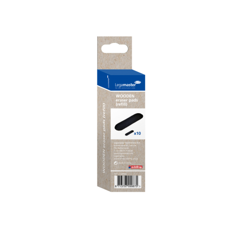 Legamaster WOODEN Eraser Pad for WOODEN Eraser 10pcs