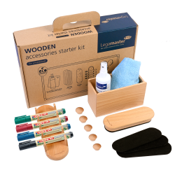 Legamaster WOODEN Whiteboard Accessory Set 17-piece