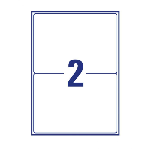 Avery LR7168-15 Recycled Parcel Labels 15 sheets - 2 Labels per Sheet