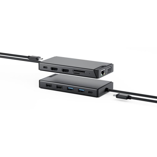 Alogic MV2 USB-C Dual Display DP Alt Mode Docking Station