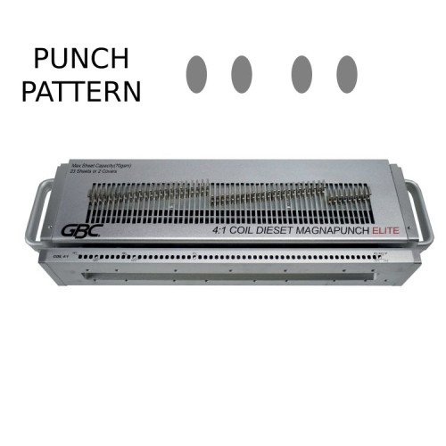 GBC 4410052 Interchangeable 4:1 Spiral Coil Die Set