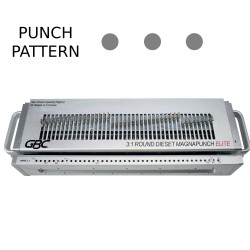GBC 4410047 Interchangeable 3:1 Round Wire Die Set