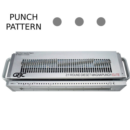 GBC 4410047 Interchangeable 3:1 Round Wire Die Set